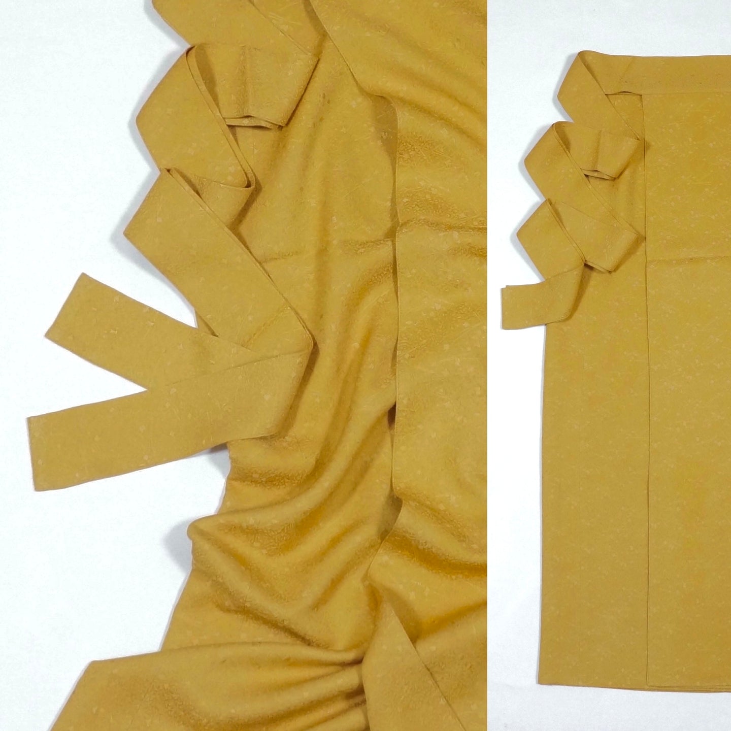 松葉模様織り出し一つ紋色無地【シュッケニ】