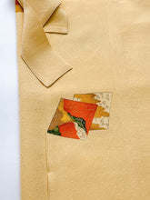 画像をギャラリービューアに読み込む, 色紙に風景模様総点地紋
